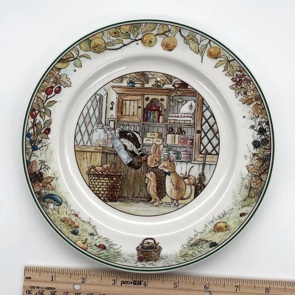 Vintage Villeroy & Boch Foxwood Tales 8“ Salad/Dessert Plate “Candy Store”